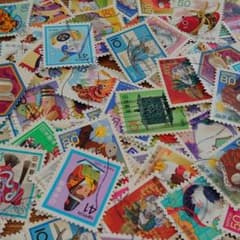 使用済み切手 年賀切手① 100枚のサムネイル