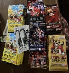 ワンピースカードゲーム サーチ済み未開封パック まとめ売り 87P
