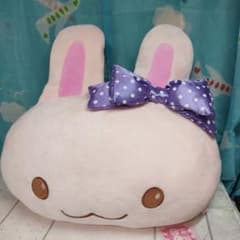 うさもも フェイス クッション ぬいぐるみ マザーガーデン - メルカリ