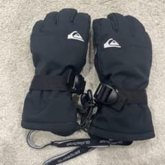 キッズMサイズQuiksilver スキー・スノーボード用グローブ 黒　5-7歳のサムネイル