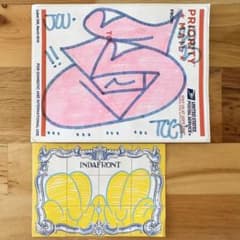 ③ グラフィティー 手描きステッカー graffiti グラフィティ - メルカリ