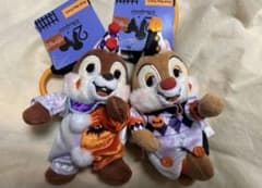香港ディズニーランド 20周年 ハロウィン チップ デール 2点セット