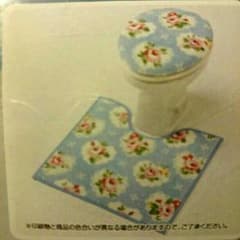 【新品】花柄が可愛い♪トイレ二点セットのサムネイル