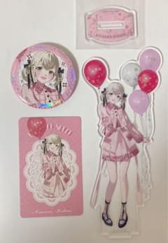 小豆沢こはね 4周年感謝祭　アクリルスタンド 缶バッジ　カードセットのサムネイル