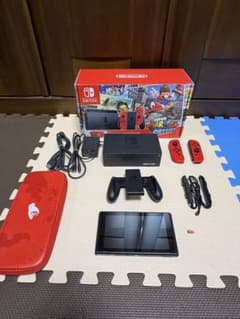 Nintendo Switch 本体 箱・付属品完備 128GB SDカード付き - メルカリ