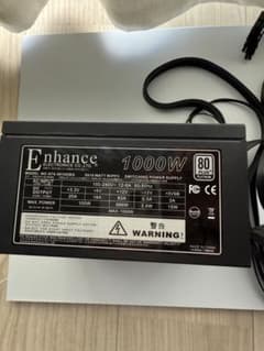 Enhance 1000W ATX電源ユニット - メルカリ