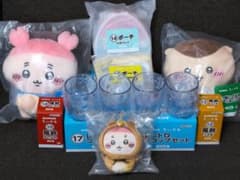 ちいかわ エニマイくじ　ぬいぐるみカニちゃんセット　風鈴うさぎ　風鈴ちいかわのサムネイル