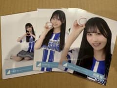 日向坂46生写真 松尾桜 横浜DeNAベイスターズユニフォーム セミコンプ