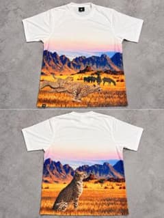 サバンナ チーター グラフィック TシャツLiftedResearchGroupのサムネイル