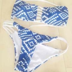 ビキニ 水着 青 ビーチ インポートのサムネイル