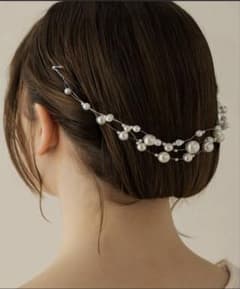 パール バックカチューシャ ヘアアクセサリーのサムネイル