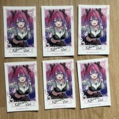 ホロライブ ランダムチェキ風カード 綺々羅々ヴィヴィ　6枚のサムネイル