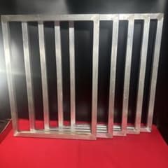 シルクスクリーン アルミ枠 5枚セット 中古／メッシュなし② - メルカリ