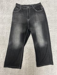 CONFIRM ヴィンテージ風デニムパンツ ブラック Lのサムネイル