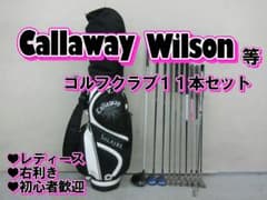 b893 初心者歓迎 キャロウェイ 等レディースゴルフクラブ11本セット