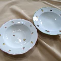 リチャードジノリ花柄とフルーツ柄の深皿 2枚セット - メルカリ