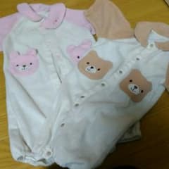 60〜70冬のロンパース♡2枚セットのサムネイル