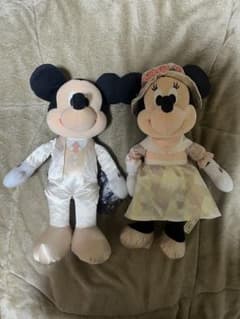 ミッキー＆ミニー ステンドグラスホラーナイト BIGぬいぐるみ 2種セット