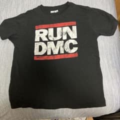 RUN DMC ロゴプリント Tシャツ ブラック Mサイズのサムネイル