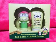 【サンリオ】けろけろけろっぴ 保湿ケアセット(リップクリーム&ハンドクリーム)のサムネイル