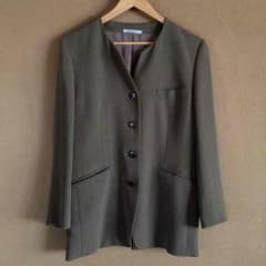 Aquascutum colorless jacket ノーカラージャケットのサムネイル