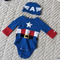 キャプテンアメリカ風ロンパース（MARVEL）のサムネイル