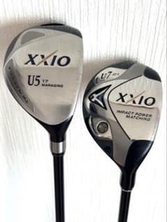 美品】ゼクシオXXIO ユーティリティ U5・U7 2本セット - メルカリ