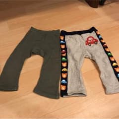 combi mini   mikihouse  スパッツ  2着  80のサムネイル