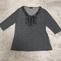 ❤︎CORROSE アニマル柄 フリル トップス 七分袖 M-L❤︎のサムネイル