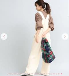 VIS コーデュロイサロペットのサムネイル