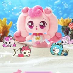 ティニピン ハチュピン 人魚 ぬいぐるみキーリング　 韓国CGV 映画 公式MD