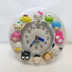 美品】サンリオ キャラクター レリーフクロック 置時計 1999年 非売品