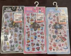 ディズニーヴィランズ・ミニーマウス・アリス シールセット　プチドロップ　プチドロのサムネイル