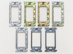 Panasonic 松下電工 フルカラー 埋込取付枠 WN3700系 7個 中古のサムネイル