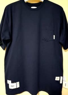 ぷ*ん様 WTAPS Tシャツ ネイビー サイズ04（XL）タグT　ポケット ぷ*ん様 WTAPS Tシャツ ネイビー サイズ04（XL）タグT ポケット - メルカリ