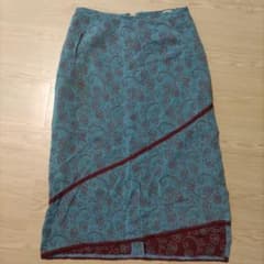 Vent Fee花柄スカート ブルー系のサムネイル