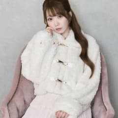 Rose Muse ロゼミューズ Bit fur coat ホワイト | Mercari