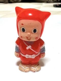 【昭和レトロ】忍者ハットリくん　ソフビ 超激レア！超激昭和レトロ！ 忍者ハットリくん 弟 しんちゃんソフビ