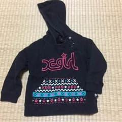 プルメリア様専用＊X-GIRL stages ネイティヴ柄 パーカー 2Tのサムネイル