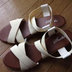 ちびタマ様用♡ウェッジソール ベルト サンダルのサムネイル