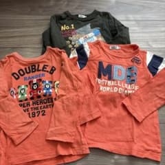 DOUBLE.B キャラクターTシャツ 3点セット 100cm - メルカリ