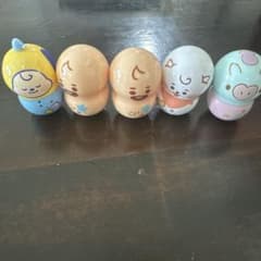 BT21 Coonuts Tumbling Toys: Chimmy, Shkie, RG, Mang