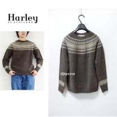 極美品*ハーレー Harley of scotland*ノルディック柄ニット38 - メルカリ