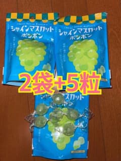 シャインマスカットボンボン 2袋と5粒のサムネイル