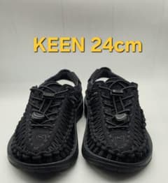 KEEN UNEEK サンダル ブラック 24cm - メルカリ