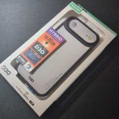 iPhone Air用 D30ハイブリッドケース ブラックフレーム
