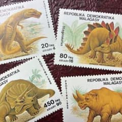 79858外国切手 マダガスカル発行 恐竜 4種揃 1989年 - メルカリ