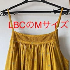 LBCのキャミワンピース　Mサイズ（胸元より上に刺繍付き&小さい柄付き）のサムネイル