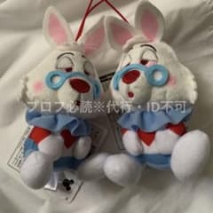 不思議の国のアリス 白うさぎ ぬいぐるみ マスコット キーホルダー