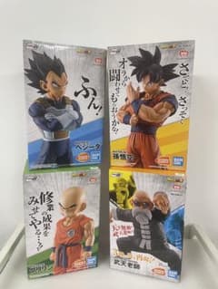 未使用ドラゴンボール 一番くじ フィギュア 4種セット MASTERLISE